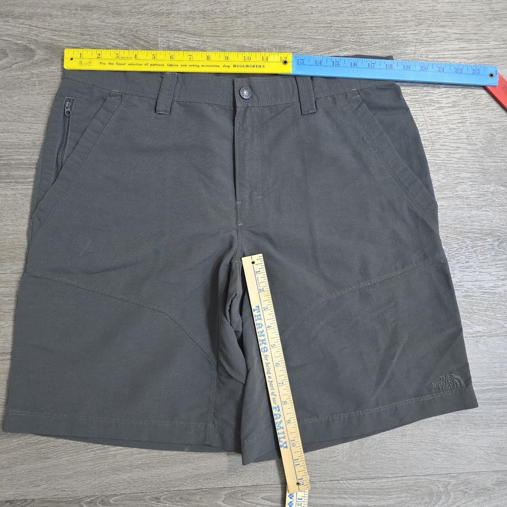 The North Face Nylon Performance Cargo Utility Shorts 10" Hiking Gray Blu Men 36 - Picture 14 of 16